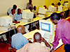 Computer classroom in Ruanda