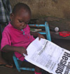 A young reader