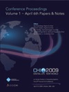 CHI2009 proceedings cover