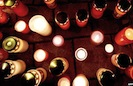 Candles shrine