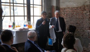 Experientia design Renzo Giusti spoke about the advanced smart meter system at the CasaZera opening.