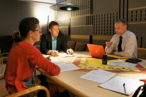 Helsinki, Finland. One of the contextual interviews with the Kalasatama district's stakeholders.